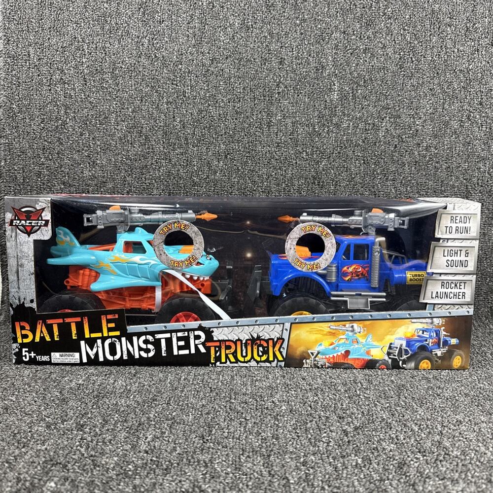 Vivitar Vracer Battle Monster Trucks Lights Sound Toy